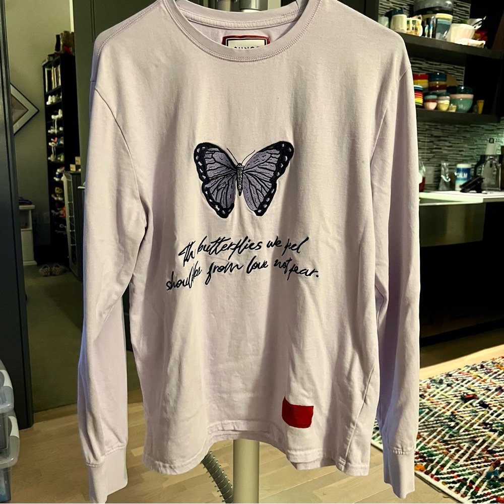 Lilac CHNGE long sleeve tee